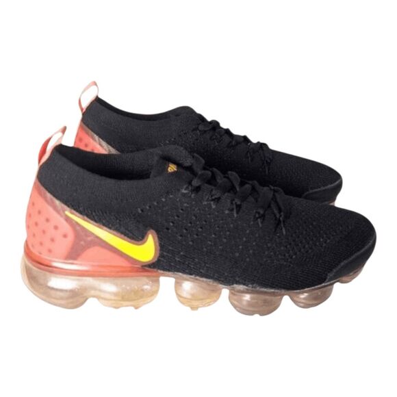 NIKE Air VaporMax Flyknit 2 'Pure Platinum Metallic Silver' Running Shoes Size 6 - Picture 3 of 9